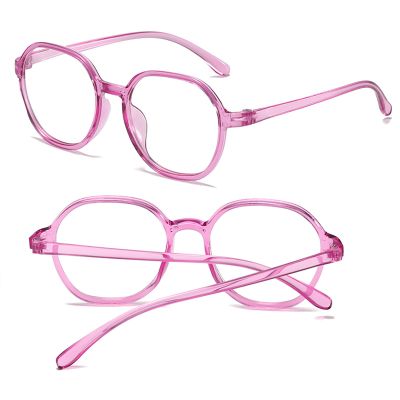 5 Pack Fashion Blue Light Blocking Reading Glasses for Ladies, Ultralight Large TR90 Flexible Eyeglasses (Color : Purple, Size : 1.5x)