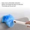Electric Feather Dusters for Cleaning, 360 Rotation Wireless Electric Spin Duster Dust Removal Duster Motorized Dust Wand Wireless Duster Vacuum Cleaner for Home Office view 2