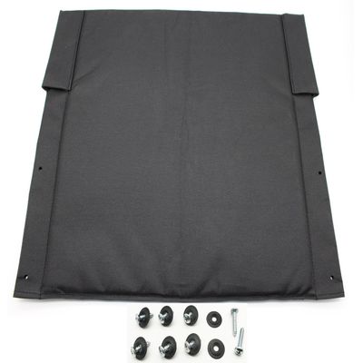 Blue Streak Wheelchair 18" Back Upholstery Replacement - Nylon Back, with Hardware, STDS4S2208 - Suitable for K1/K2 Wheelchairs (1Ea, Black)
