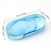 Zettokete 2 in 1 Contact Lens and Glasses Case,Double Sided Dual Use Design with Mirror, Tweezer and Contact Lens Solution Bottle,Portable Soak Storage Kit for Travel,Office(Blue Marble) view 2