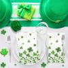 200Pcs St. Patrick's Day Napkins Decorations,Disposable Irish Shamrock Green Lucky Clover Paper Dinner Hand Towel Napkins for Spring Home Bathroom Wedding Holiday Birthday St. Patrick's Party Supplies view 4
