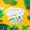 100Pcs St. Patrick's Day Napkins Decorations,Disposable Irish Shamrock Green Lucky Clover Paper Dinner Hand Towel Napkins for Spring Home Bathroom Wedding Holiday Birthday St. Patrick's Party Supplies view 4