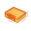 8 Pcs Square Mini Pill Box Portable Travel Organizer with Colorful Plastic Cases Daily Medication Storage Containers view 3