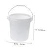 2pcs Plastic Barrel Plastic Container Pet Food Storage Pail Pet Food Storage Containers 1.5 Gallon Bucket Small Bucket Paint Small Gallon Paint view 2