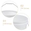 2pcs Plastic Barrel Plastic Container Pet Food Storage Pail Pet Food Storage Containers 1.5 Gallon Bucket Small Bucket Paint Small Gallon Paint view 3