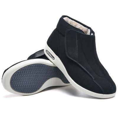bumuam Men's Diabetic Shoes Wide Width Shoes,Adjustable Diabetic Shoes Easy to Slip On Wide Widths Shoes Orthopedic Edema Boots for Seniors Swollen Feet Men 14