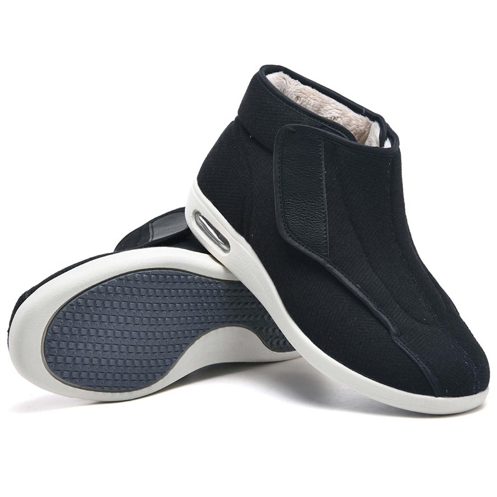 bumuam Men's Diabetic Shoes Wide Width Shoes,Adjustable Diabetic Shoes Easy to Slip On Wide Widths Shoes Orthopedic Edema Boots for Seniors Swollen Feet Men 14