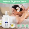 Gugxiom Massage Oil Warmer, LED Display Single Bottle Lotion Heater, Temperature Control Massage Table Warmer with 2 Oil Bottles, for Lotion Cream Massage Oil (US Plug) view 2