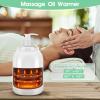 Gugxiom Massage Oil Warmer, LED Display Single Bottle Lotion Heater, Temperature Control Massage Table Warmer with 2 Oil Bottles, for Lotion Cream Massage Oil (US Plug) view 3
