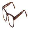 Calabria Ernest 4665 Cat-Eye Blue Light Blocking Reading Glasses +1.50 Shiny Tortoise Havana Brown Yellow Men Women view 1