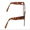 Calabria Ernest 4665 Cat-Eye Blue Light Blocking Reading Glasses +1.50 Shiny Tortoise Havana Brown Yellow Men Women view 2