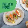 100% Compostable Oval Paper Plates 12.5 inch [500-Bulk Pack] - (PFAS-Free) - (BPI Certified) Heavy Duty, Eco-Friendly, Biodegradable Bagasse Dinner Plates - Natural Brown 12.5" Plate view 2