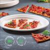 100% Compostable Oval Paper Plates 12.5 inch [500-Bulk Pack] - (PFAS-Free) - (BPI Certified) Heavy Duty, Eco-Friendly, Biodegradable Bagasse Dinner Plates - Natural Brown 12.5" Plate view 4