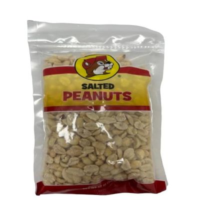 Buc-ee's Salted, Sweet and Spicy Peanuts Coated, Organic Dry Roasted Peanuts, Plant Based Protein Snack & Classic Cocktail Peanuts Pantry Staples, Adult & Party Snacks (Salted, 12 Ounce)