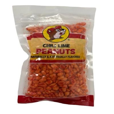 Buc-ee's Salted, Sweet and Spicy Peanut  Coated, Organic Dry Roasted Peanuts, Plant Based Protein Snack & Classic Cocktail Peanuts  Pantry Staples, Adult & Party Snacks (Chili Lime, 12 Ounce)