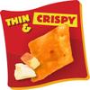 Cheez-It Snap'd Cheese Cracker Chips, Thin Crisps, Lunch Snacks, Double Cheese, 9oz Box (12 Pouches) view 3