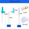 4PCS Straws Replacement and Bite Valve Compatible with Zak Designs Kelso 15 oz Water Bottle Silicone Replacement Bite Valve Reusable Straw with Cleaning Brush view 2