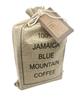 1 LB FRESH, AUTHENTIC Jamaica Blue Mountain Coffee Beans | Dark Roast | Burlap Bag | Makes a Great Gift! view 1