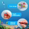 12PCS Silicone Straw Cover, 0.4Inch/10mm Cute Under The Sea Reusable Straw Cup Accessories Drinking Straw Covers For 30&40 Oz Straw Topper Theme Party Favors Supplies Straw Cover (Under The Sea) view 4