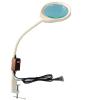 10X Magnifying Glass with Light and Clamp, Dimmable Lighted Magnifier with Stand, Flexible Gooseneck LED Desk Lamp Hands Free for Craft Reading Painting Hobby Close Work view 1