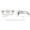 willochra 2pcs TR90 square Crystal Bling Reading Glasses Women Rhinestone Eyewear Frames Anti Blue Light Trendy Reader UV400 (2pcs-black&clear, 2.5, x) view 4