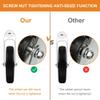 2 PCS 7-Inch Walker Replacement Wheelchair Wheels - Eco-Friendly Rubber Material, Wear-Resistant PU Tires, Anti-Slip, Durable ABS Wheels (7-Inch 2 PCS) view 4