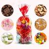 FloraSea 200PCS Valentines Day Gift Bags, Valentines Bag for Kids Class, Valentines Goodie Bags with Twist ties for Party Favor, Classroom Exchange Prizes, Valentines Candy Bags view 2