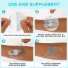30 Pack Latex-Free Glucose Sensor Covers Medical Adhesive Patches for Precut CGM Tape with No Glue on The Center Waterproof and Strong Stick for Long Stay view 4