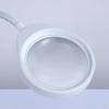 10X Magnifying Glass with Light and Stand, Stepless Dimmable 2-in-1 LED Lighted Magnifier, Hands Free Magnifying Desk Lamp with Clamp for Repairing Reading Craft Hobby view 2