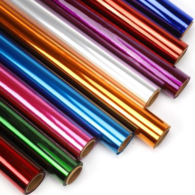 Nitelemn 9 Colors Transparent Colored Cellophane Wrap, Cellophane Paper Roll for Gift Baskets, Treats Wrapping, DIY Arts Crafts Project Decoration(17 x 10ft x 9Rolls)
