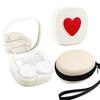 FEISEDY Portable Cute Contact Lens Case Remover Tool With Mirror Tweezers Kit for Women and Girl B0081 view 1