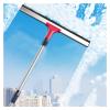 14 18 24 36 Inch Long Squeegee Window Cleaner 2 in 1, Portable Reusable Window Cleaning Tool Kit/ Window Washer, with 1 Telescopic Rod, for Shower Glass Door/ Mirror ( Size : 35cm/13.8inch long Squeeg view 1