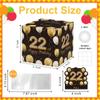 Azbuk 22nd Birthday Gift Box, Polka Dots, Modern, One Size, 5x4.7x0.1 inches, 35 Pouches, Glossy Finish, Birthday Occasion view 2