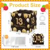 Azbuk 13th Birthday Money Pull-Out Surprise Box Gift for Teens | Creative Cash Present with Pulling Design | Includes 35PCS Clear Money Bags for Cash Gifts (Unisex Boys & Girls) view 2