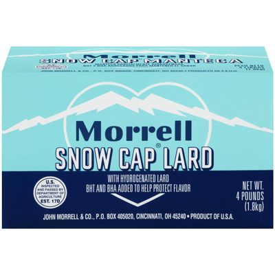Snow Cap Lard, 1 Pound packages (Pack of 3)