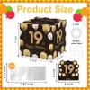 19th Birthday Surprise Gift Box - Happy Birthday Money Gift Boxes, Party Decorations Supplies with 35PCS Bags view 2