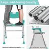 KarFri Shower Chair Foldable,Shower Seat for Inside Shower with Arms and Back,Portable Bathtub Chair for Elderly Disabled Pregnant Women,Max Load-Bearing 330 Lbs view 4