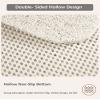 EUPXRHY Anti Slip Corner Shower Mat with Drainage Holes, PVC Loofah Shower Anti Slip Mat, Bathmat Quick Dry and Easy to Clean, Shower Floor Mat Non Slip,E,80x80cm(32x32inch) view 3