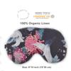Linen Eye Sleep Mask Oversized for Sleeping Organic Oeko-TEX Standard Blackout Eye Shade Cover with Adjustable Strap Breathable Travel Meditation Essential Gift idea Woman Man (Tropic Linen) view 2