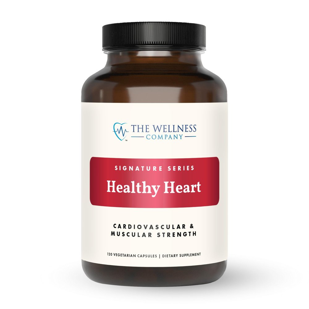 The Wellness Company Healthy Heart - Cardiovascular Strength, Blood Flow, Nitric Oxide Production & Healthy Cholesterol Levels | 120ct (2 Month Supply)