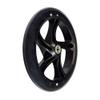 AlveyTech Black 8" (200 mm) Caster Wheel Assemblies (Set of 4) - Replacement Parts for the Drive Medical DV8 Steerable Knee Walker, Rollators, Mobility Push Walkers, Transport Chair, Folding Scooter view 1