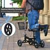 AlveyTech Black 8" (200 mm) Caster Wheel Assemblies (Set of 4) - Replacement Parts for the Drive Medical DV8 Steerable Knee Walker, Rollators, Mobility Push Walkers, Transport Chair, Folding Scooter view 4