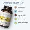 The Wellness Company Spike Support - Detox, Immune Health, Blood Flow, Anti-Clotting - Nattokinase, Dandelion Root, & Black Sativa | 60ct (1 Month Supply) view 4