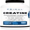 Primal Creatine Monohydrate (3,000 Mg, 180 Caps) - Micronized Creatine Supplement, 750mg Per Capsule, Great for Preworkout and Recovery - Gluten-Free, Non-GMO view 1
