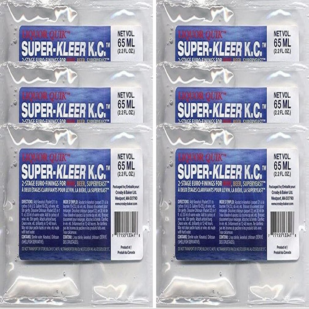 North Mountain Supply - Super-Kleer K.C. Beer and Wine Clarifier - 6 Pack