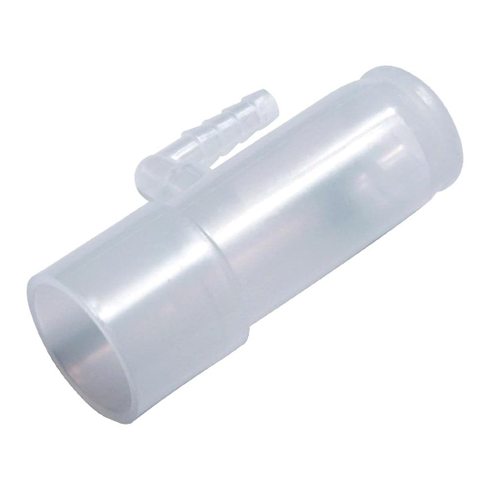 Bistras Oxygen Adapter Enrichment Port Connector fits CPAP Tubing Hose Model 1642 (1)