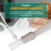 Bistras Oxygen Adapter Enrichment Port Connector fits CPAP Tubing Hose Model 1642 (1) view 2