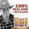 Premium Ham Jerky | Old Fashioned Recipe | Small Batch Handcrafted | Varitey Pack | American Snacks | Ready to Eat | Gluten-Free | Low-Fat | High Protein | Camping Food Bundle | Bezerky Jerky 3.3 Oz (Pack of 3) view 3