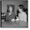 Historic Framed Print, Taste test" of ice cream made from salt preserved cream. Method for preserving cream. 6. The preserved cream makes tasty ice cream as this picture of Miss. Mary E., 17-7/8" x 21-7/8" view 2