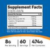 Nutricost L-Arginine Complex (Fruit Punch, 60 Servings) - Gluten Free, Non-GMO view 2